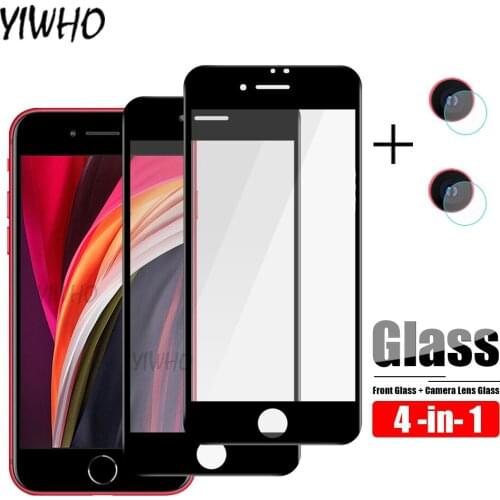 Camera Len Protective Glass For iPhone SE 2020 6 6S 7 8 Plus Screen Protector On For iPhone 11 12 Pro Max XR X XS Tempered Film