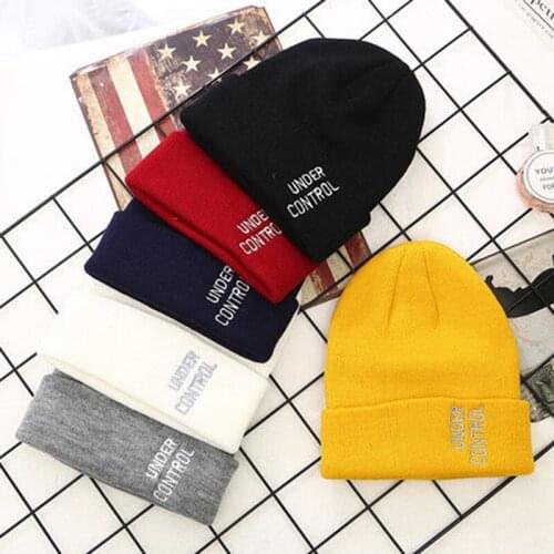 Women Warm Knitted Winter Hat Leisure Caps Melon Cap Cold Cap Knitted Hat Woolen Cap Man Woman Label Casual Beanies for Men