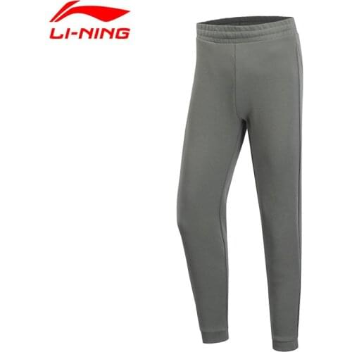 Li-Ning Women The Trend Sweat Pants 66% Cotton 34% Polyester Loose Fit LiNing Sports Pants Trousers AKLP154 CJFM19