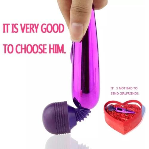 Women AV Vibrator Sex Toys Clitoral Stimulation G-Spot Vibrating Female Dildo Vibrator Sex Toys for Adult