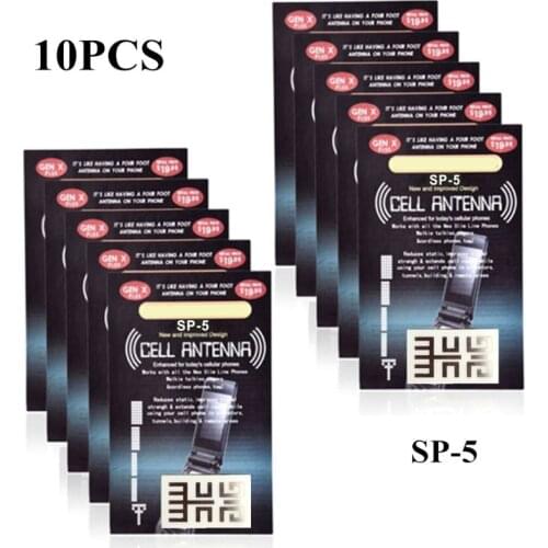 10PCS Cellphone Phone Signal Enhancement Antenna Booster Stickers For Mobile B85A