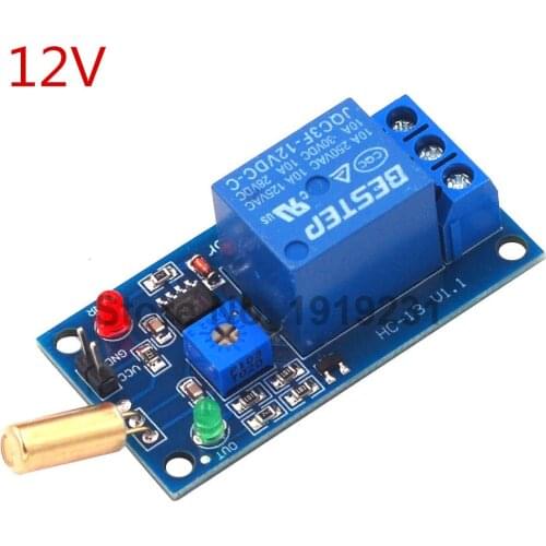 12V SW-520 Tilt Sensor Relay Module Equipment Tilt Dump Protection Alarm Trigger Module