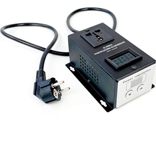 220V /6000W SCR Electronic Voltage Regulator Temperature Motor FAN Speed Controller Dimmer Electric tool Adjustable