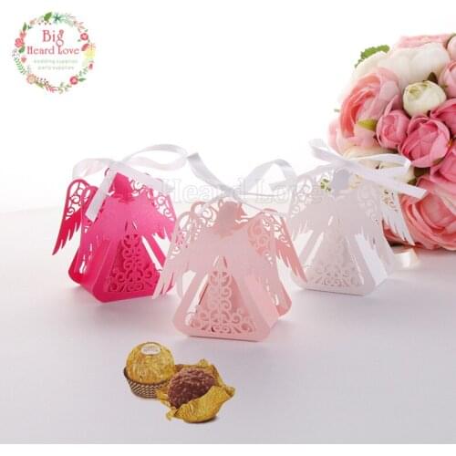 50pcs/lot White Rosy Red Laser Cut Owl Candy Box with Ribbon Weding Baby Shower Candy Box Wedding Favor Party Decoration Supply