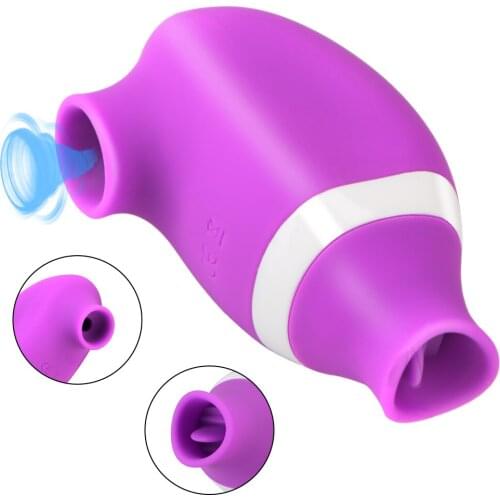 7 Speeds Nipple Sucking Sex Oral Licking Clitoral Sucking Vibrator for Women Tongue Vibrating G spot Stimulation Sex Toys