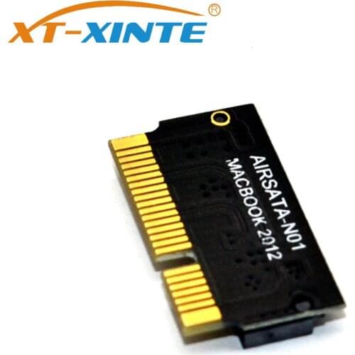 XT-XINTE SATA M.2 for NGFF SSD M.2 SATA KEY-B/M Inter for Macbook 2012 Hard Drive Disk Driver-Free Adapter Riser Card