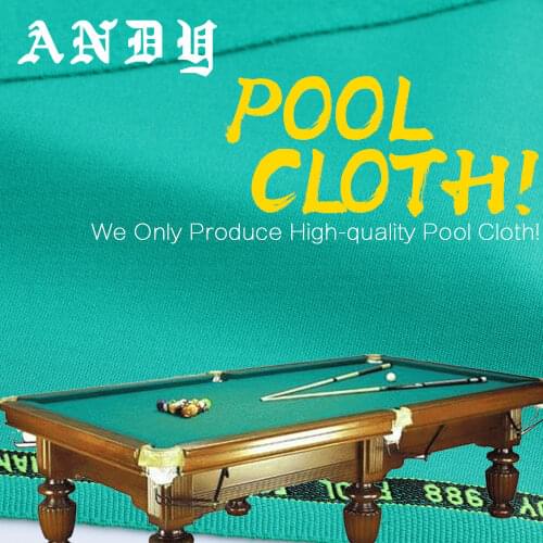 ANDY 988 Define Professional Billiard Cloth for 80% Wool 20% Nylon High Quality Professional Billiard Accessories for Tournament