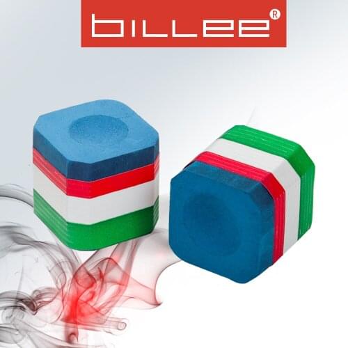 BILLEE Snooker Chalk Blue Powdery Chalk Easy To Powder Non-stick Smooth Billiard Chalks Durable Chalk Billiard Accessories
