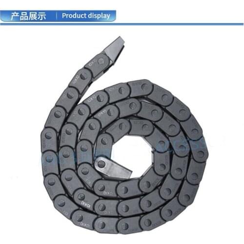 Transmission Chains Cable Chain 10*10 10*15 10*20 mm 1M Non Snap-Open Plastic Towline Transmission Drag Chain Machine