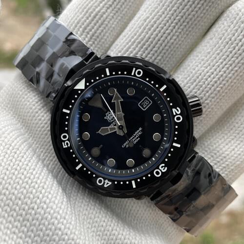 STEELDIVE SD1975XT 300m Diving Watch Automatic Stainless Steel Ceramic bezel NH35 Mens Wristwatch Mechanical Dive Tuna Watches
