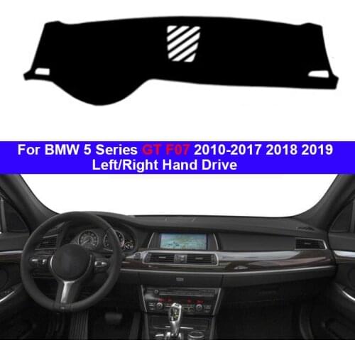 Car Dashboard Cover Dash Mat Carpet Cape For BMW 5 Series GT F07 2010 - 2019 528i 535i 550i LHD RHD 2018 2017 2016 2015 2014