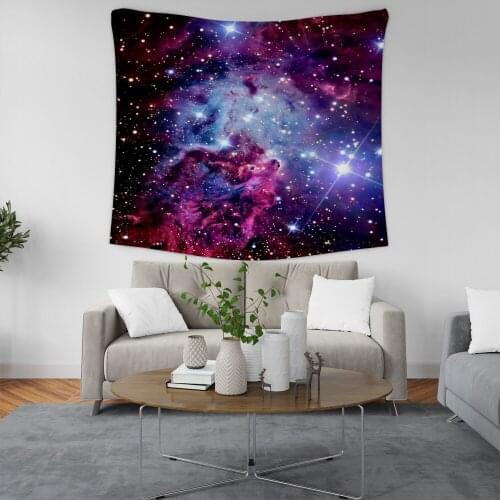 Home Mysterious Celestial Body Tapestry Wall Hanging Sandy Beach Picnic Throw Rug Blanket Camping Tent Travel Sleeping Pad