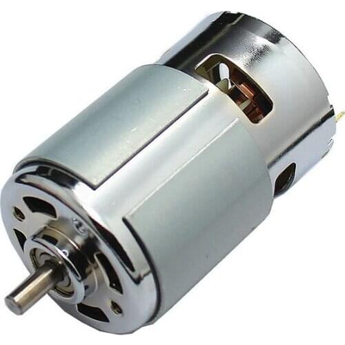 RS 775 DC MOTOR DC 6V-24VCarbon brush Large torque Ball bearing motor (Strong magnetic magnet rotor,high insulation grade MOTOR)
