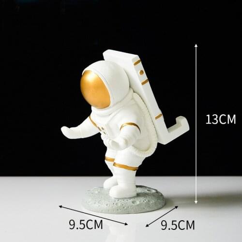 Figure Astronaut Action Resin Astronaut Ornament Christmas Vintage Figurines Modern Gift Children Kids Decorations for Home