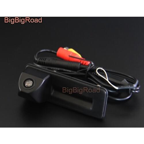 BigBigRoad For Audi A1 8X / For Skoda Superb B6 / Roomster 5J / Fabia MK2 / Yeti 5L Car HD Rear View CCD Parking Camera