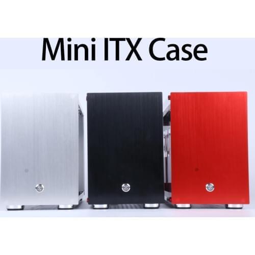 MUCAI X1 ITX MINI Case Small Case Aluminum HTPC Gaming PC Desktop Computer Empty Chassis Support installation of i7 8700 rtx2070