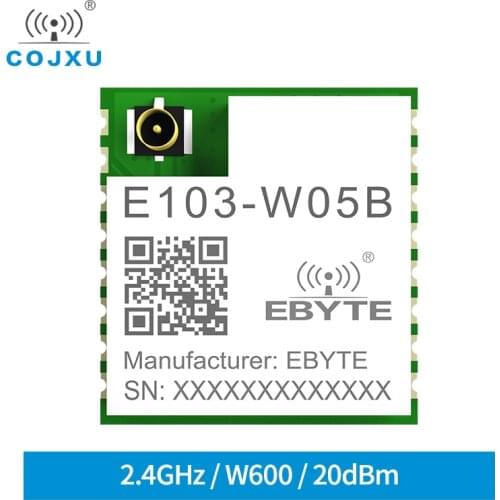WI-FI data Transmission Module Wireless Transceiver 2.4GHz 20dBm UART Serial Portwifi module support AT command cojxu E103-W05B