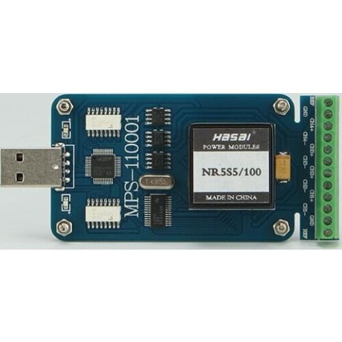 MPS-110001 with Isolated 24 Bit USB Data Acquisition Card, Accurate to Micro Volt
