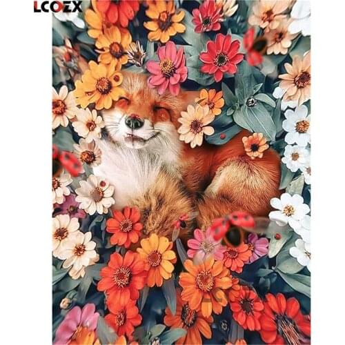 Deer Flower Butterfly DIY Embroidery Cross Stitch 11CT Kits Needlework Craft Set Cotton Thread Printed Canvas Home Room