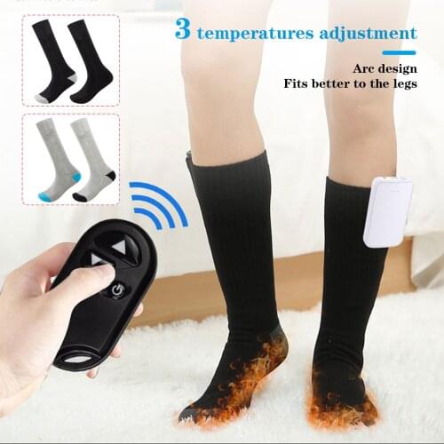 Heated Socks Rechargeable Remote Control Outdoor Thermal Socks Skiing Warms Socks And Feet To Warm Male And Female Nude Superior