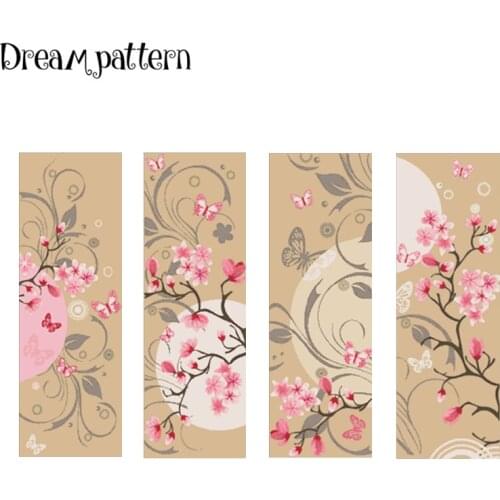 Charming moonli cross stitch kit cartoon animal 14ct 11ct count flaxen linen canvas stitching embroidery DIY handmade needlework