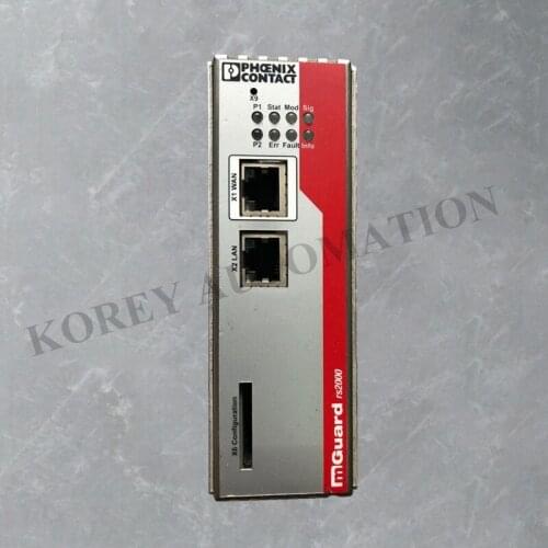 PHOENIX CONTACT ONTROLLER FL MGUARD RS2000 TX/TX VPN USED GOOD IN CONDITION PLEASE INQUIRY