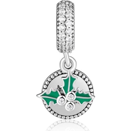 Fits for Pandora Charms Bracelets Christmas Letter Beads 100% 925 Sterling-Silver-Jewelry Free Shipping