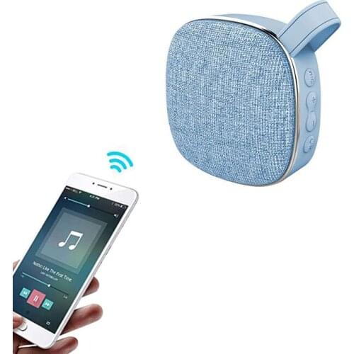 Portable fabric bluetooth speaker outdoor USB support TF card stereo subwoofer 10w wireless stereo speaker