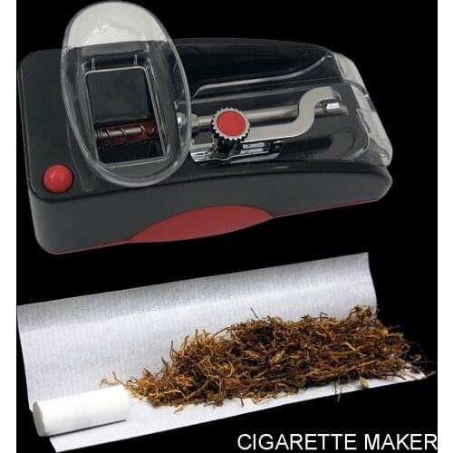 Practical Cigarette Rolling Machine Automatic Electric Tobacco Smoke Roller Maker DIY Homemade Smoking Injector Accessories