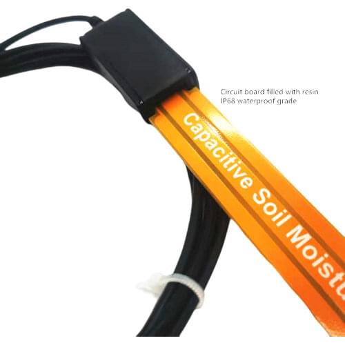 Industrial analog voltage out waterproof H8 Anti-corrosion 0-3.3V capacitive soil moisture sensor