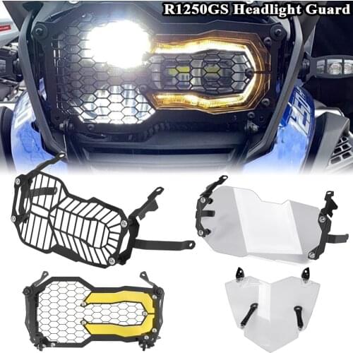R 1250 GS Headlight Protector Guard Lens Cover Grille For BMW R1250GS ADV Adventure 2018 2019 2020 R1250 GS Accessories Moto New