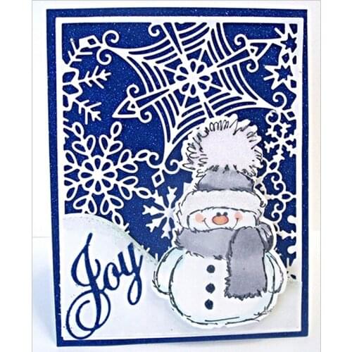 Christams Snowflake Frame Metal Cutting Dies Stencil For DIY Scrapbooking Decorative Embossing Handcraft Die Cutting Template