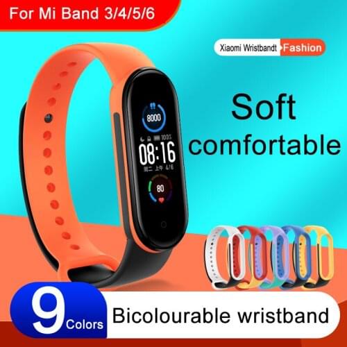 Silicone Strap For Mi 6 5 4 3 Wrist Straps Bracelet For M6 M5 M4 M3 Bracelet Miband 6 5 4 3 Sport Strap For XiaoMi Band 3 4 5