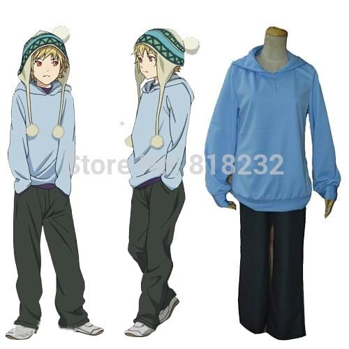 Noragami Yukine Sportwear Sweater Hoodie Coat Tops Pullover Uniform Cosplay Costumes