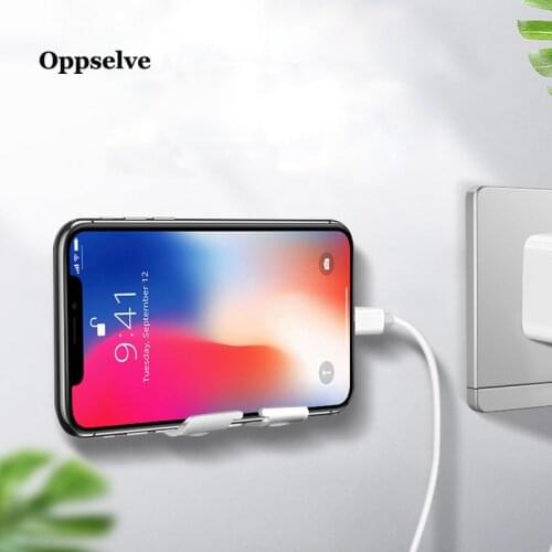 Oppselve Universal Mobile Phone Holder For Bathroom Toilet Stand Wall Charging Bracket For iPhone iPad Huawei P40 Pro Samsung S9