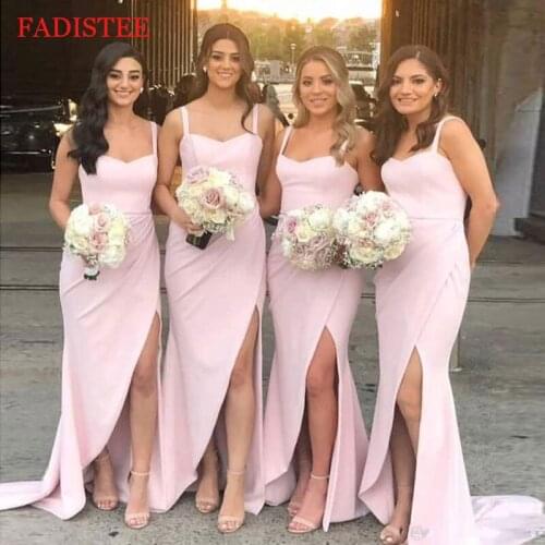 New Style Prom Dress Sexy Spaghetti Straps Formal Mermaid Evening Gowns Party платье на выпускной Vestidos De Fiesta Side Slit
