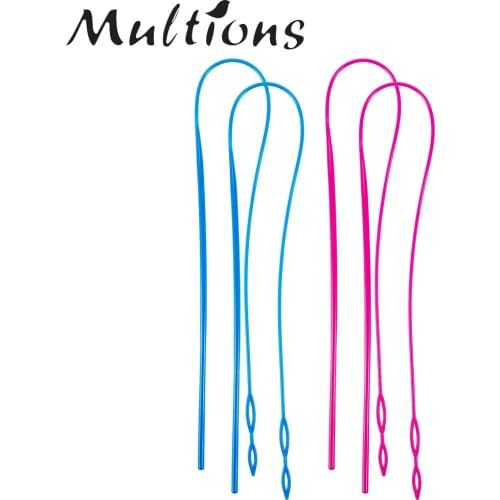 1Pc Flexible Drawstring Threader Elastic Cord Wearing Rope Replacement Tools Plastic Threader DIY Garment Sewing Accessories