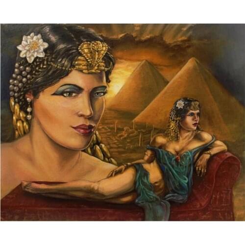 2019 DIY 5D Diamond Painting Mosaic Queen of Egypt diy 5d Handmade Diamond picture Cross stitch Set Diamond Embroidery sale