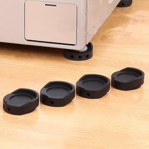 4Pcs Anti Vibration Feet Pads Washing Machine Rubber Mat Anti-Vibration Pad Dryer Universal Fixed Non-Slip Pad