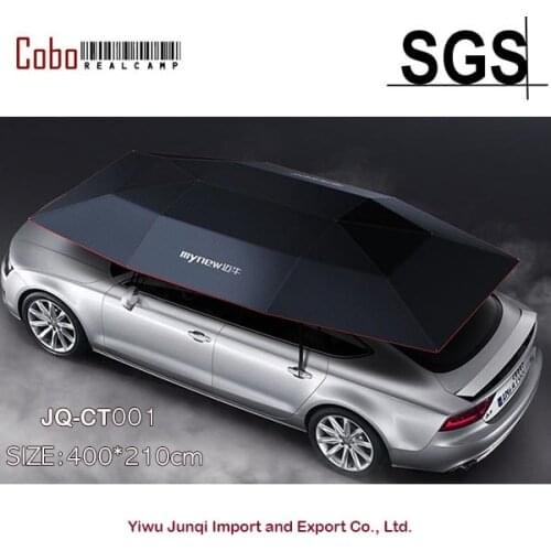 CE Semi-automatic car tent sun shade umbrella awning car umbrella tarp pergola
