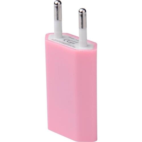 EU Plug Colorful Charging Head Explosion-proof Charger Head For IPod IPhone Digital Devices