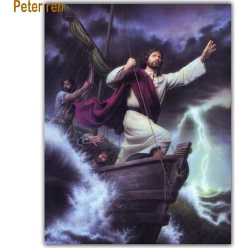 Diy Diamond painting cross stitch Arts and Crafts Religiou Full round\square mosaic icon diamond embroidery The grace of Jesus