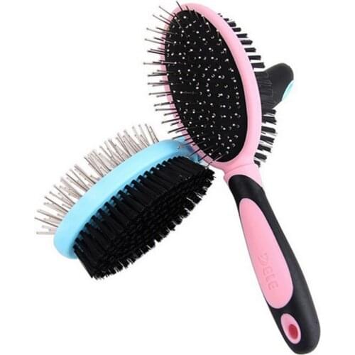 DELE Brand Pet Combs Double-sided Brush Small Large Dogs Hair Comb Pet Beauty Bath Cleaning Supplies Pet Daily Life Products
