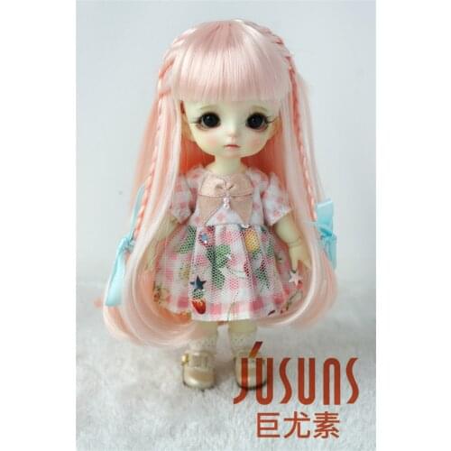 JD529 1/12 1/8 1/6 1/4 1/3 New Arrivel Full Bang BJD Synthetic Mohair Wig for YOSD Almost All Size Doll Hair Doll Accessories