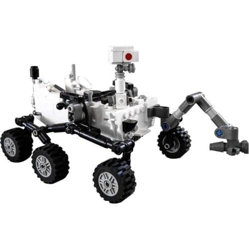 Space Station Rocket Lunar Lander Curiosity Rover Shuttle Ship Model Building Blocks lepined Bricks Toys DIY Children Gifts