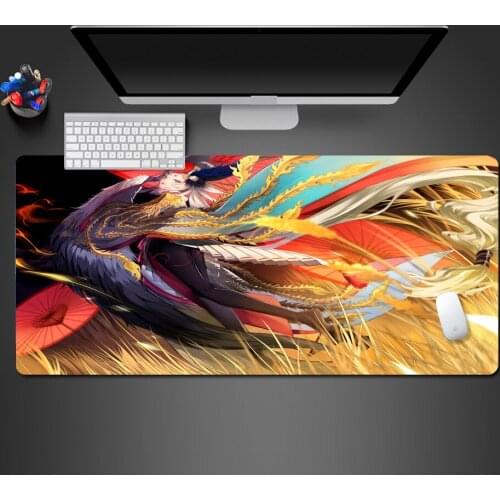Mouse Pads Unique Modern Chinese style Creative Mouse Pad Advanced Rubber Washable Lock Edge Computer Game Mat Large Mousepad