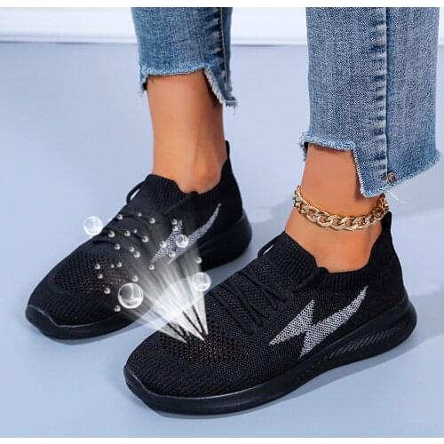 TELOTUNY Womens sneakers 2021 Summer Ladies Wedge Casual sports Shoes Mesh Breathable Lace Up Walking Shoes Vulcanized Shoes