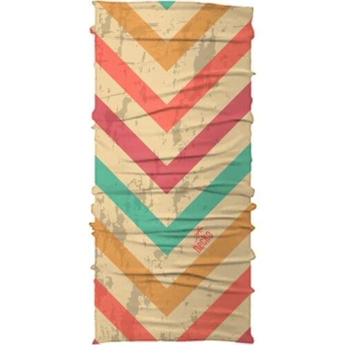 Necko Retro Striped Buff Bandana Face Mask-DN127 460044429