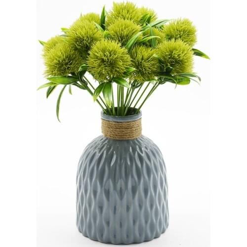 5 Pieces Clearance Cheap Artificial Flowers Plastic Dandelion Wedding Bridal Accessories Household Products Vases for Home Decor