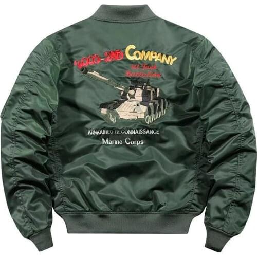 2021 NEW men thin clothes brands military air force one top air force flight college tactical military army jacket